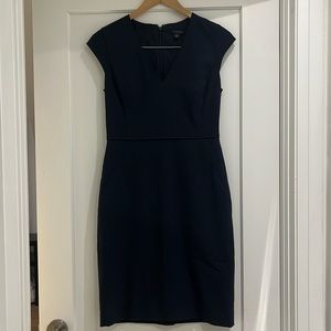 Navy Blue Ann Taylor Shift Dress
